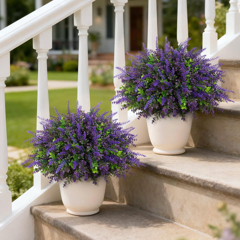 VIERENA topiary porch appearance shows ready-to-place outdoor decor.