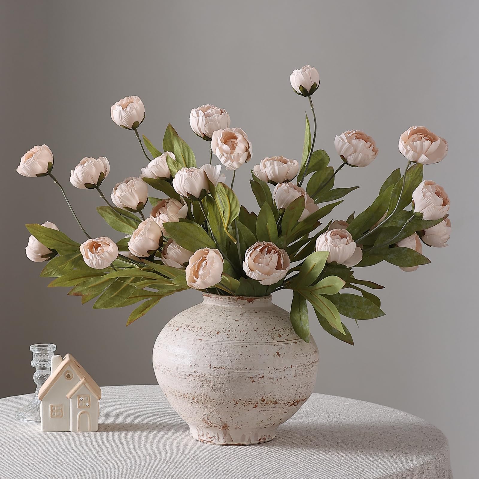 VIERENA vase-fill ideas using six-peony bundles.