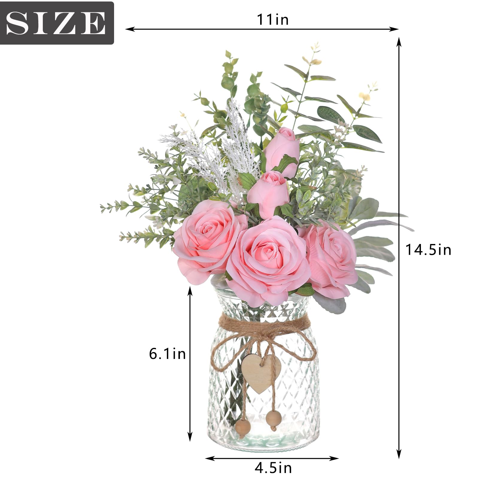 Vierena wrapped stems allow easy shaping for fullness.