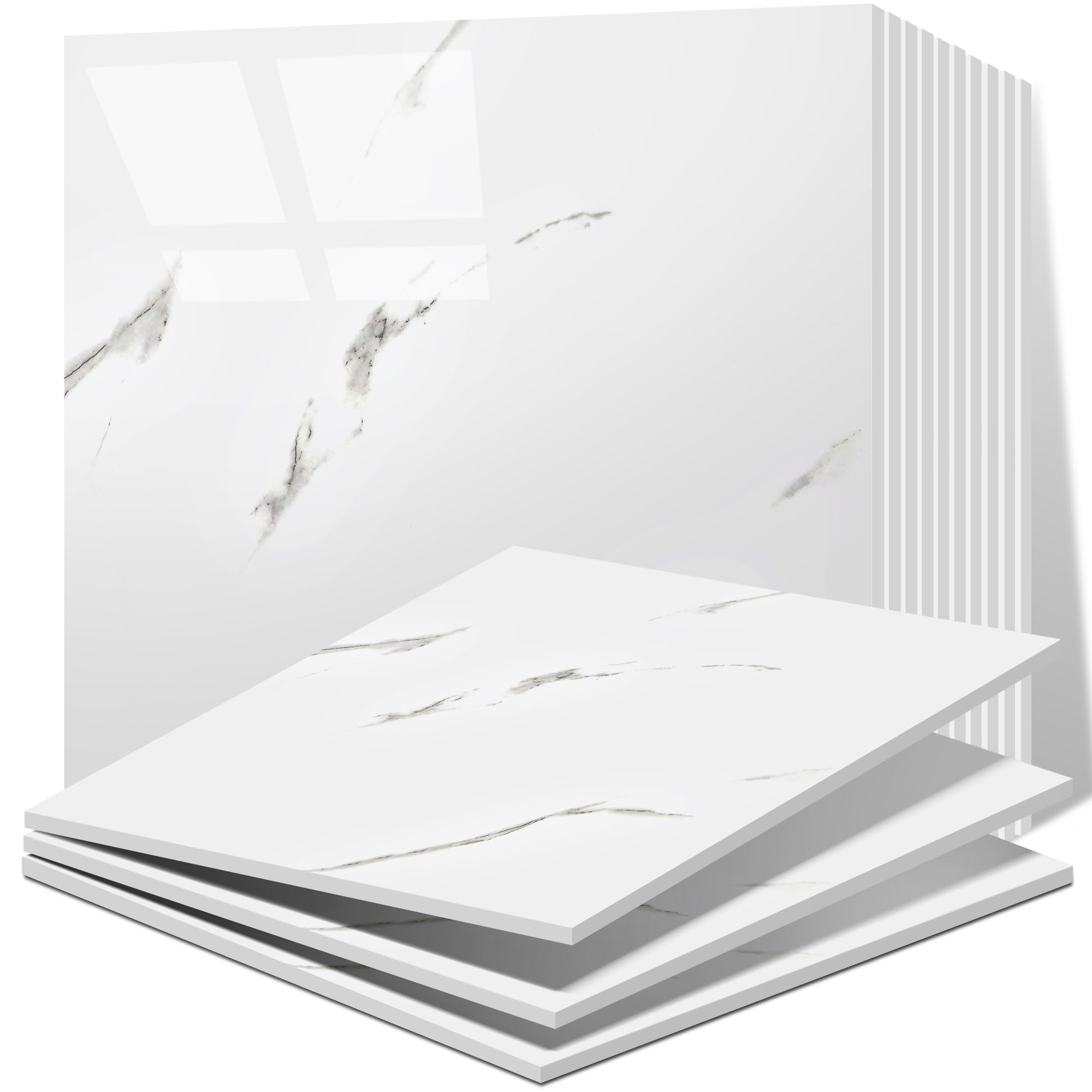 Vieshful peel-and-stick marble backsplash tiles for a quick kitchen upgrade