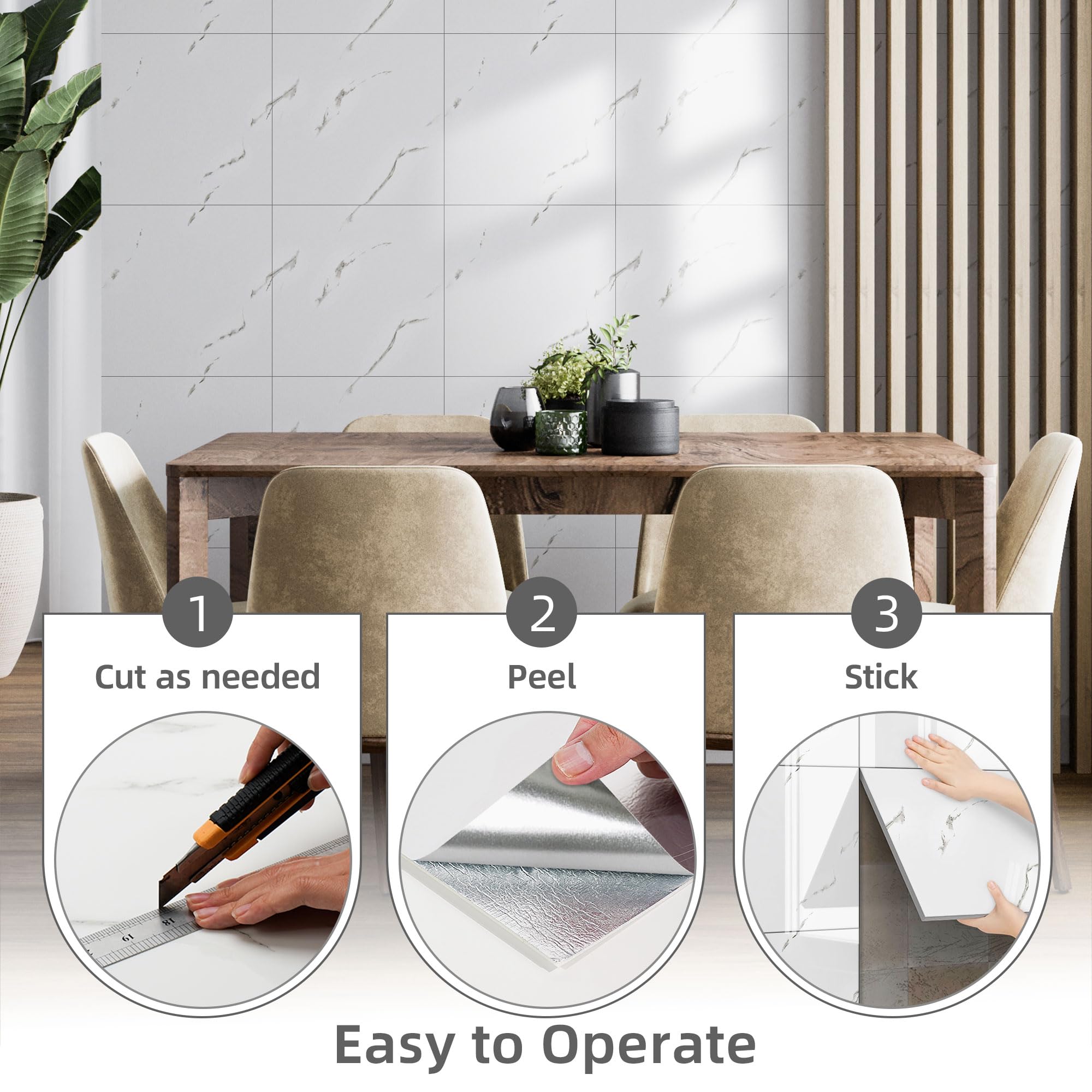 Vieshful smooth surface wipes clean to keep spaces looking fresh