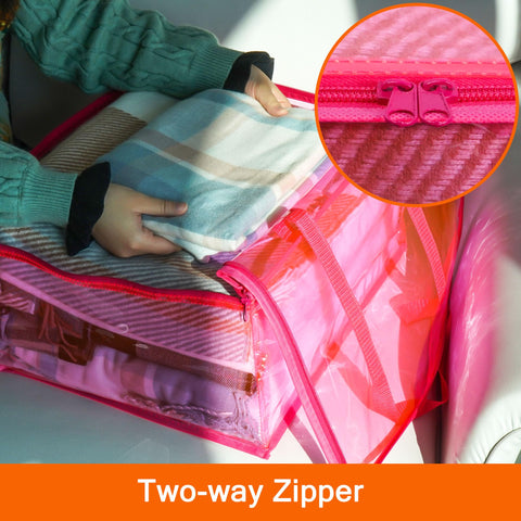Vieshful sturdy bag with two-way zipper for easy access.