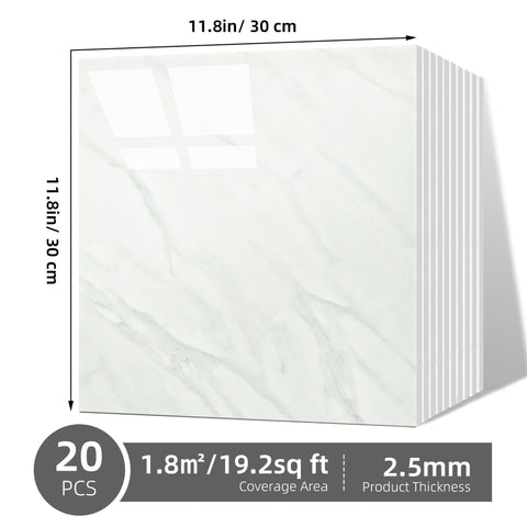 Vieshful waterproof and heat-resistant tiles stay looking fresh in moisture-prone kitchens and baths.