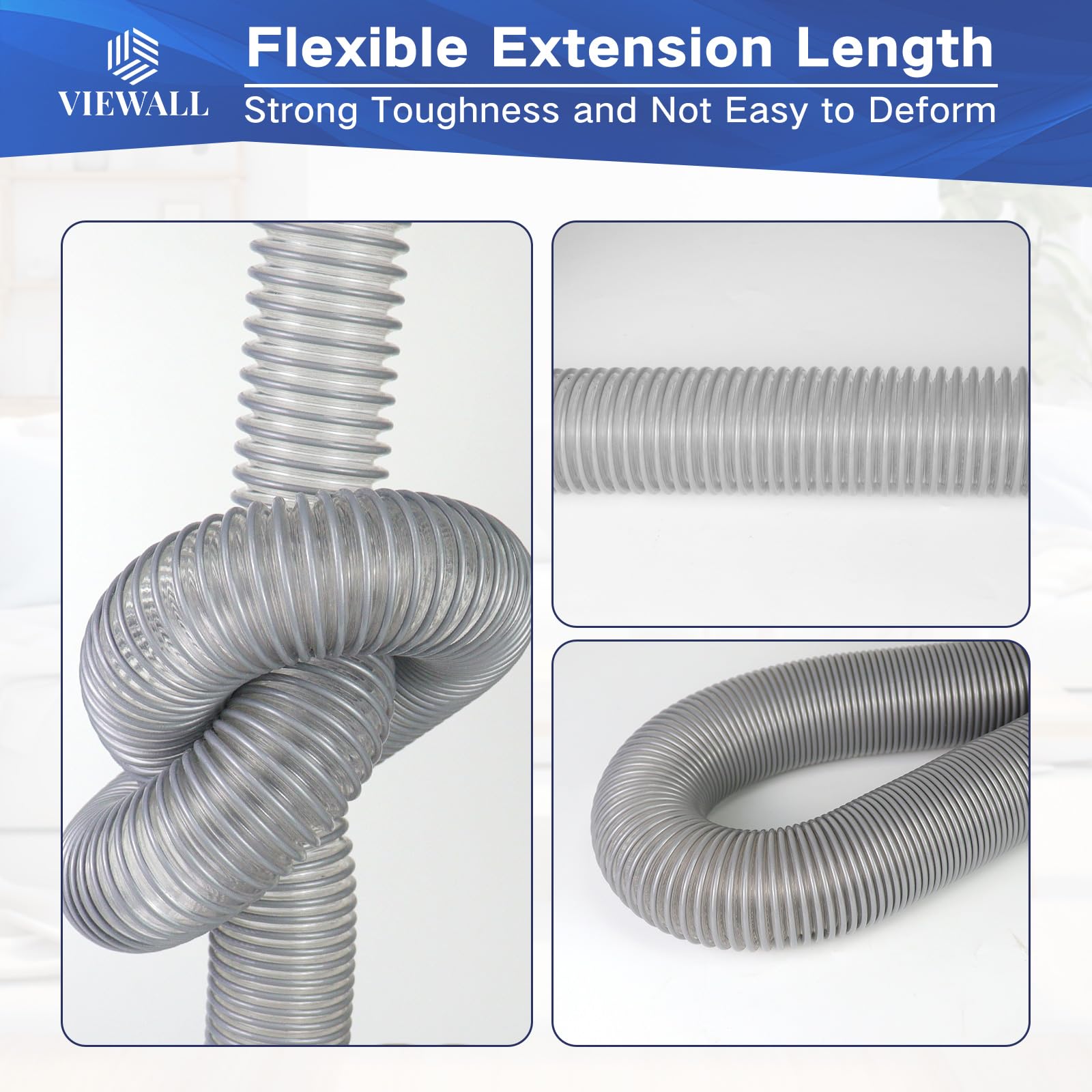 VIEWALL easy-attachment handle for quick replacement, reducing downtime between cleanings.