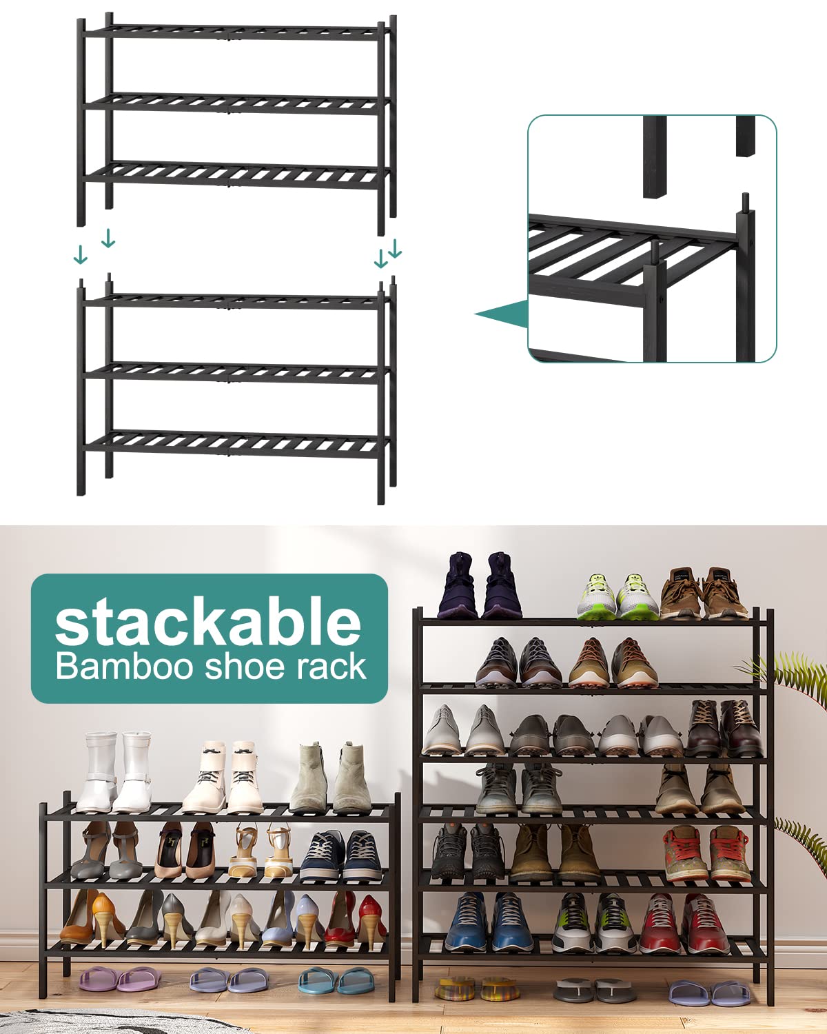 Viewcare anti-crack bamboo frame for durable everyday use