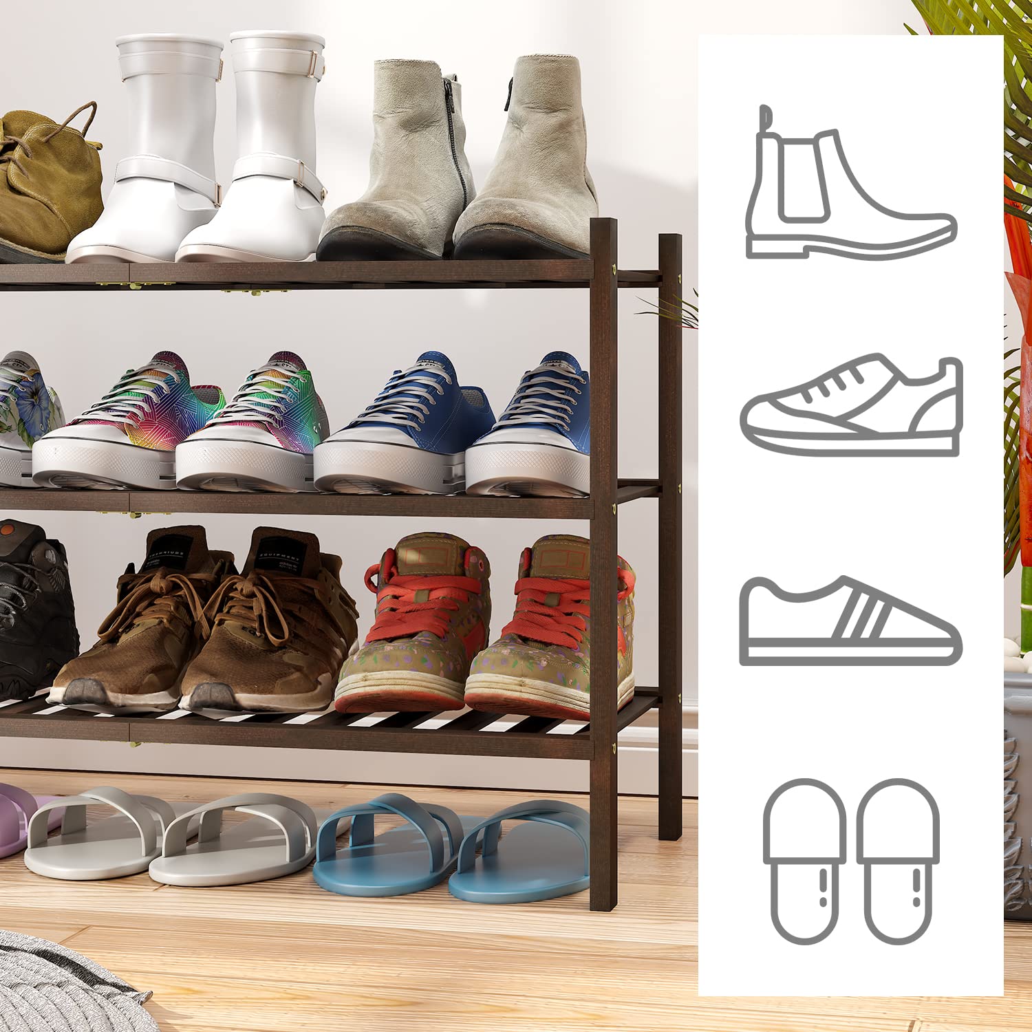 Viewcare bamboo wood anti-crack construction highlights long-term closet durability