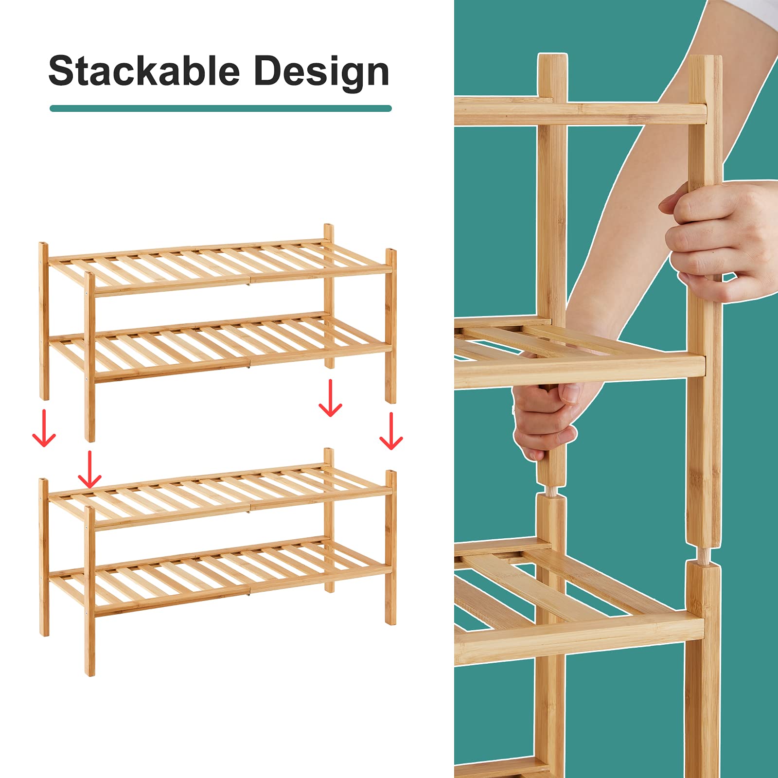Viewcare foldable setup demonstrates flexible storage in living room or hallway.