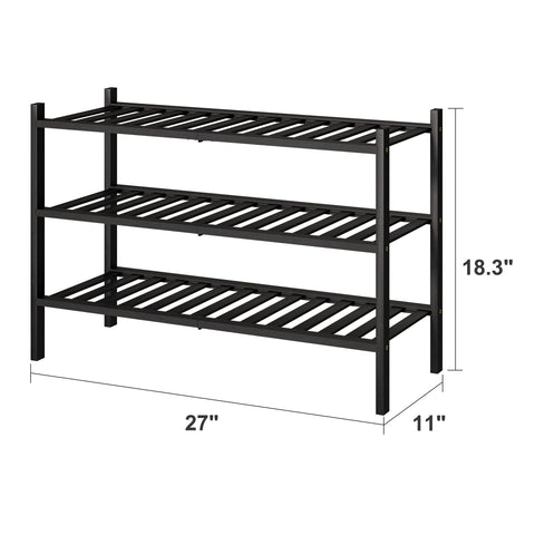 Viewcare bamboo rack used as towel and toiletries storage