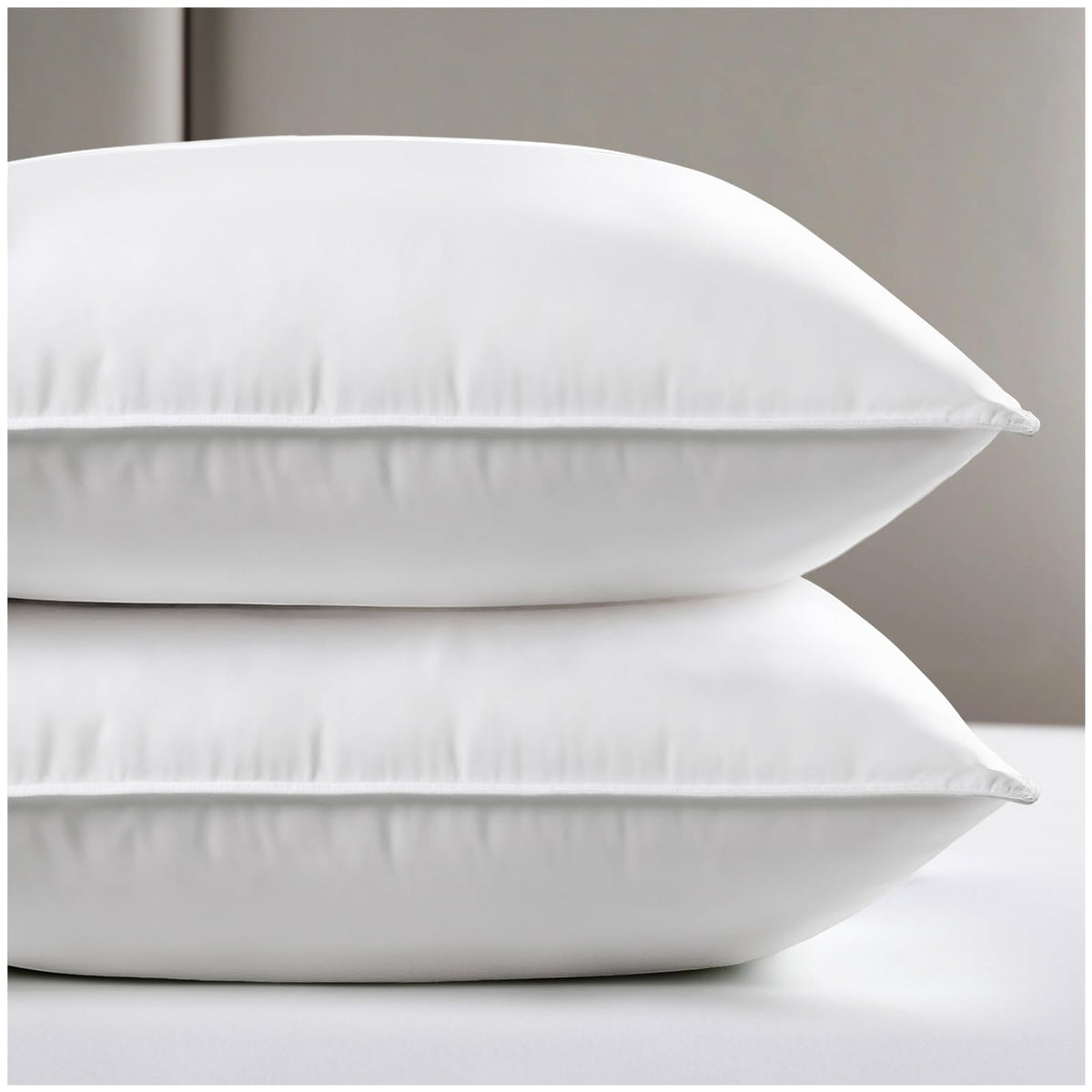 Viewstar queen pillows soft-cover focus for back and side sleepers with cloud-like comfort