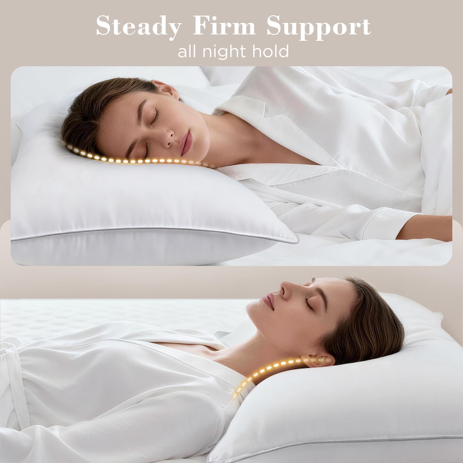 Viewstar pillows are machine washable for easy care and freshness