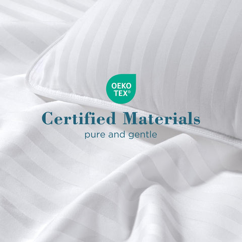 Viewstar oeko-tex certified label confirms safety standards for relaxed nights