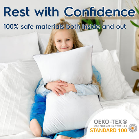 Viewstar pillow suitable for side, back, and stomach sleepers