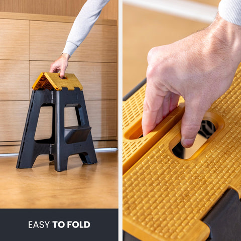 Vigar Black bamboo-top design adds style to kitchen or workspace.