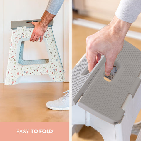 Vigar compact step stool versatile for kitchen cabinets