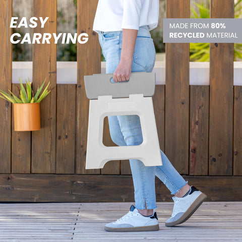 Bathroom or shower use with Vigar compact step stool.