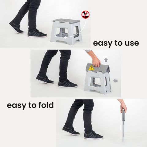 Vigar Compact Step Stool with handle for easy transport