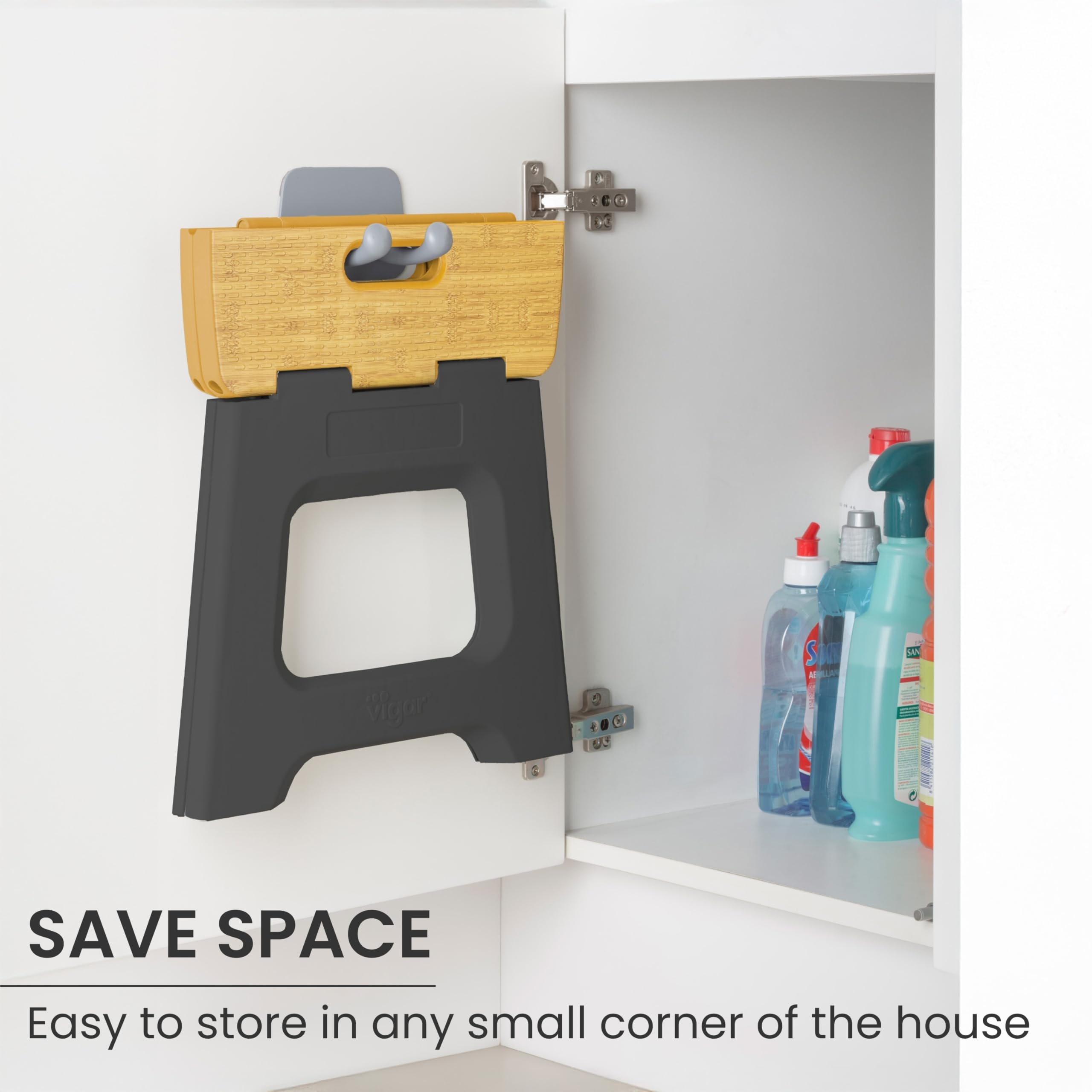Vigar EN 14183 certified stool for safe home use.