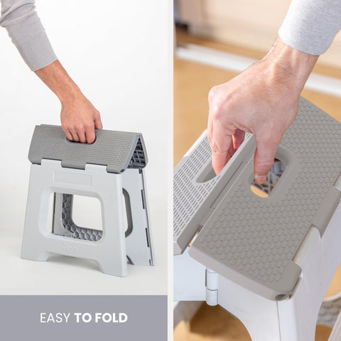 Vigar Portable folding stool ready to move between rooms