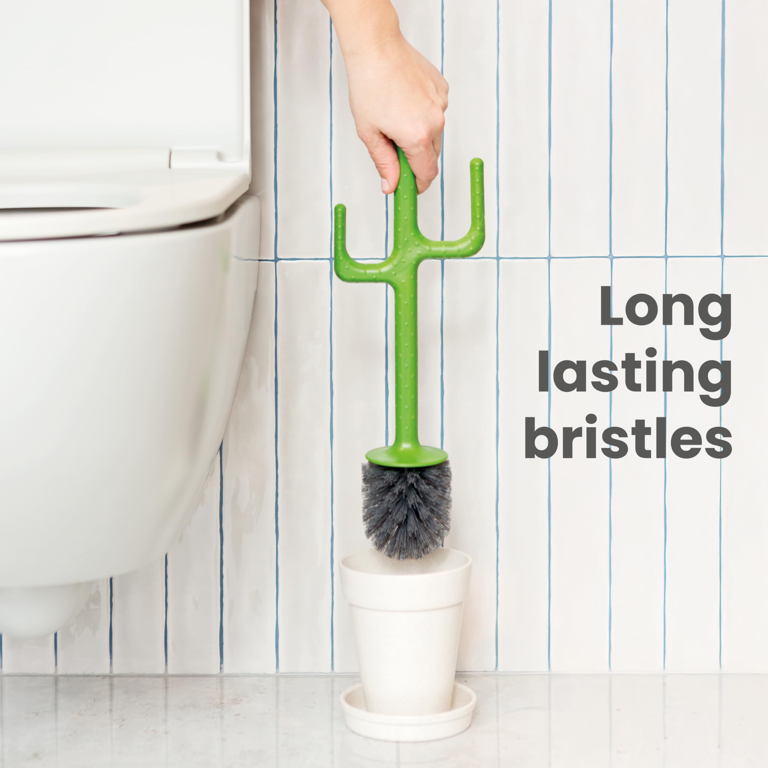 Vigar toilet brush refill pack provides easy replacement for ongoing use.
