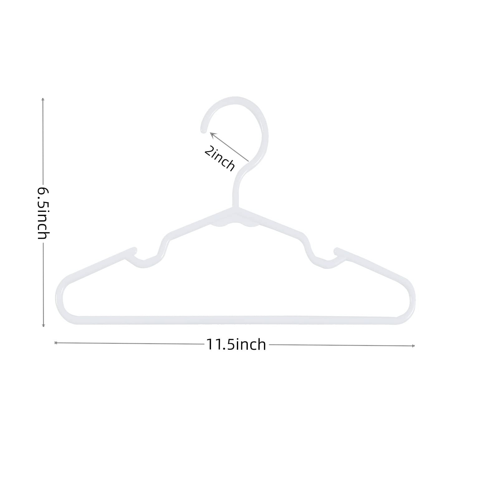 VIIBASE 60-pack baby hangers keeps nursery organized and clothes tidy.