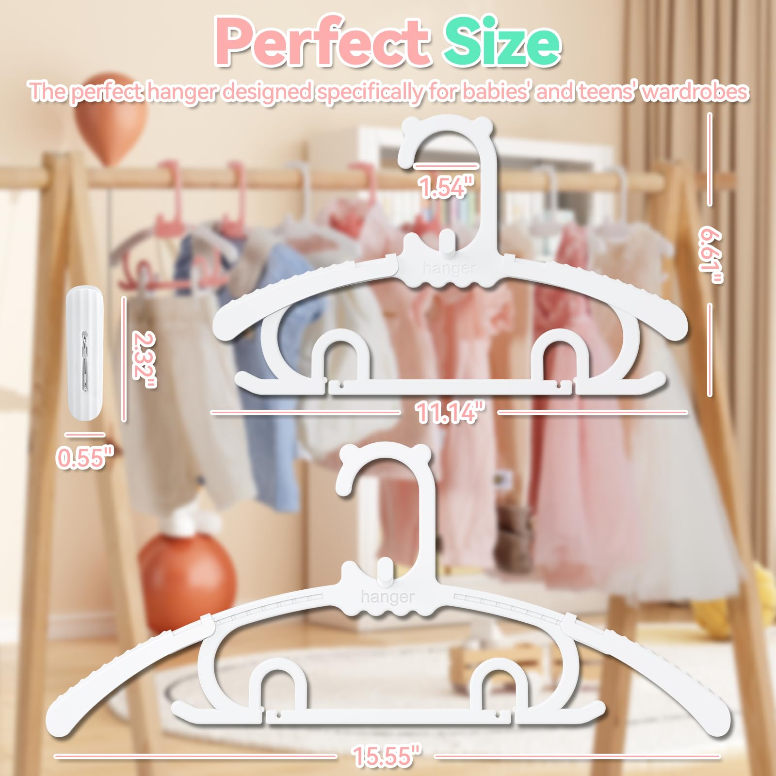 VIIBASE all-in-one nursery organization solution for tidy wardrobes