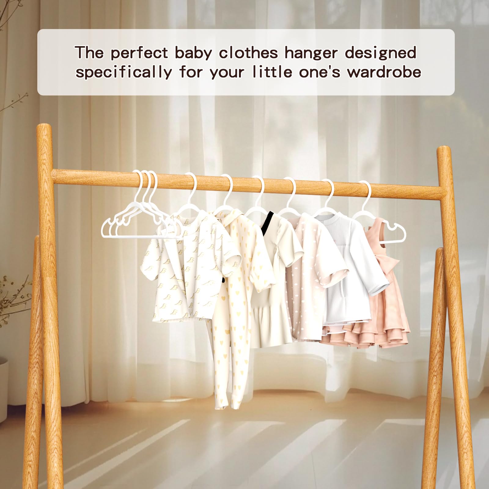 VIIBASE perfect for nurseries, organizing outfits from newborn to 8T.