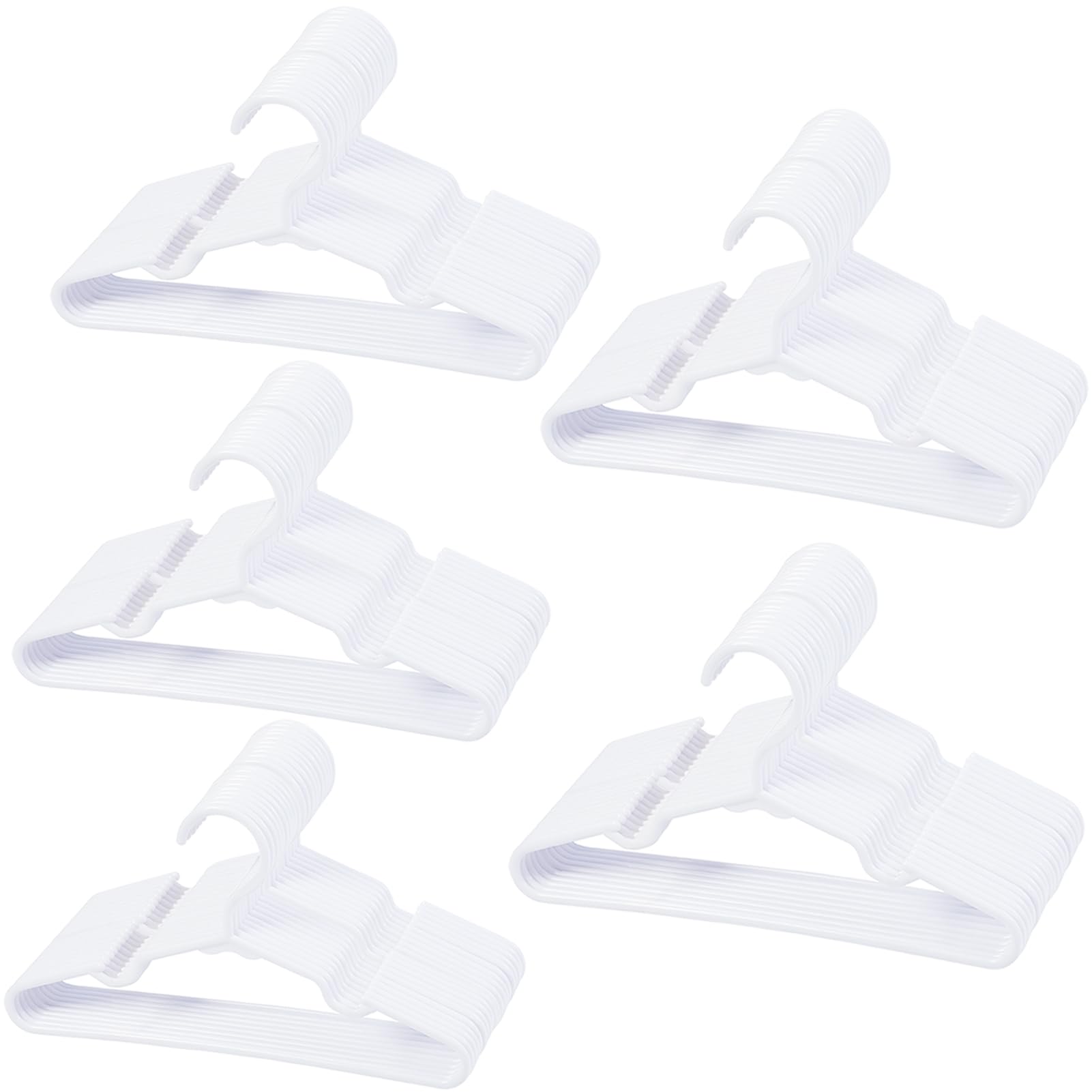 VIIBASE ultra-thin baby hangers with slim profile for compact closet space