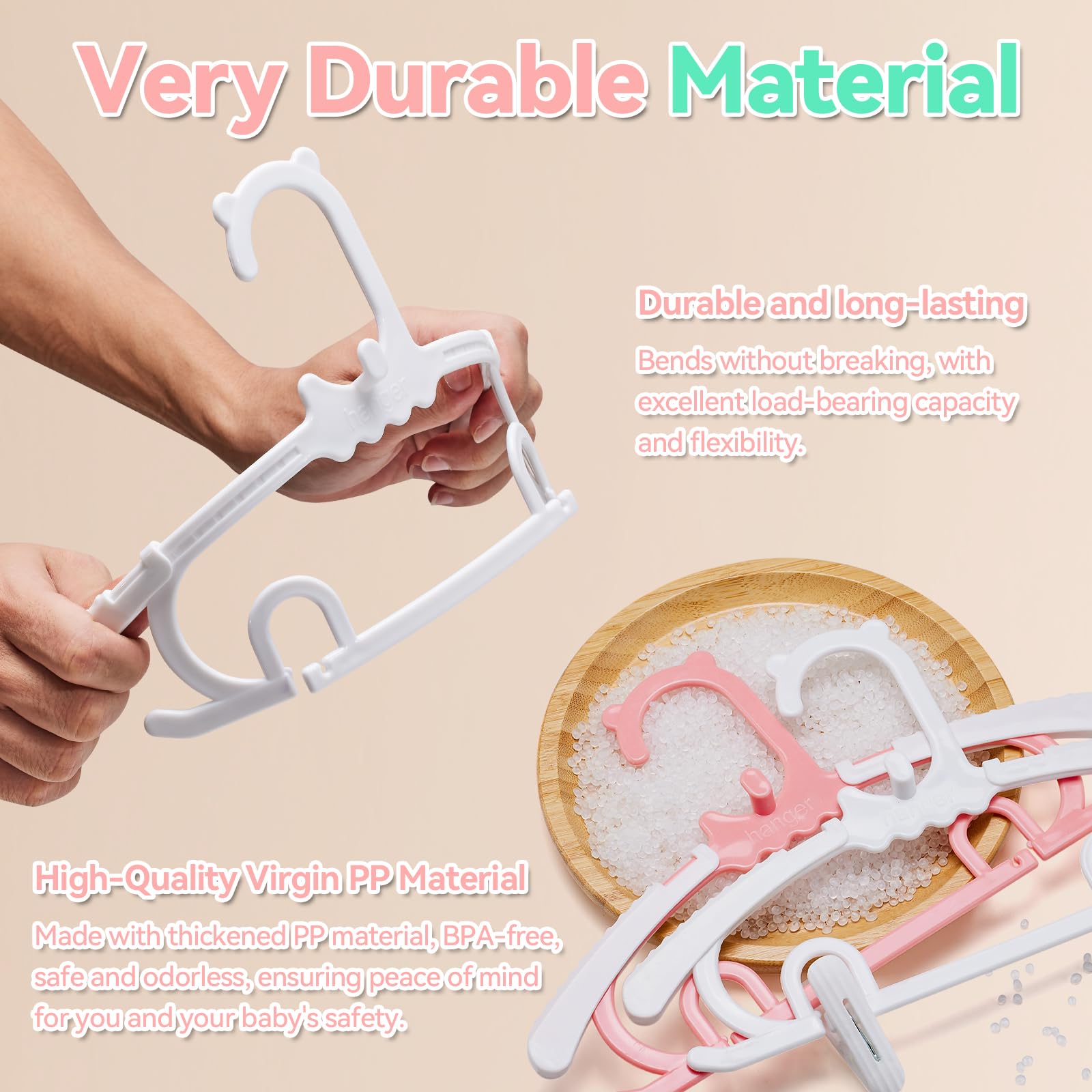 VIIBASE dual grooves secure clips and prevent sliding