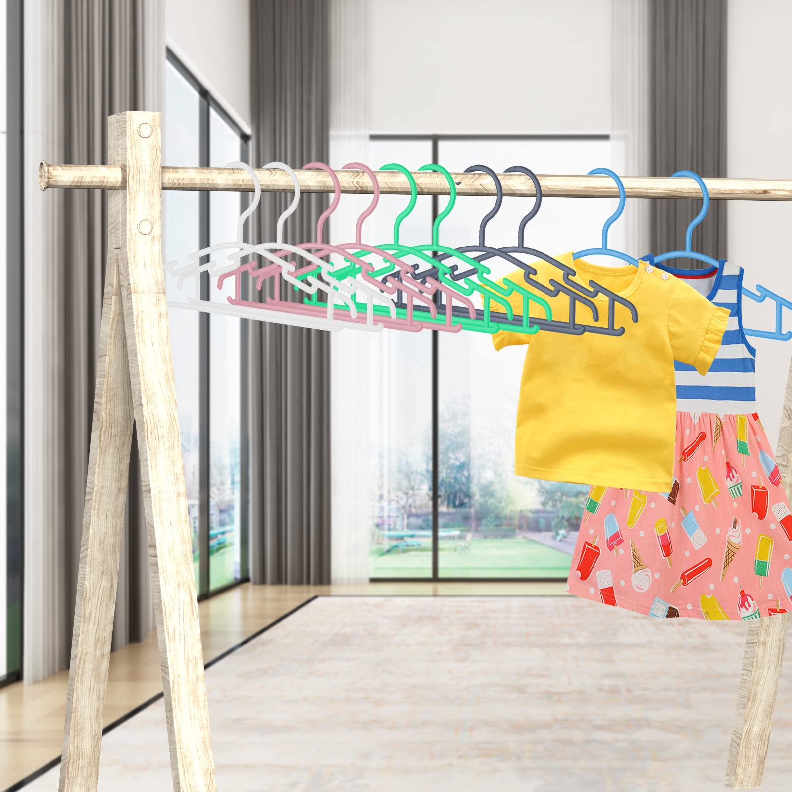 VIIBASE versatile baby clothes hanger suits tops, dresses, and pants.