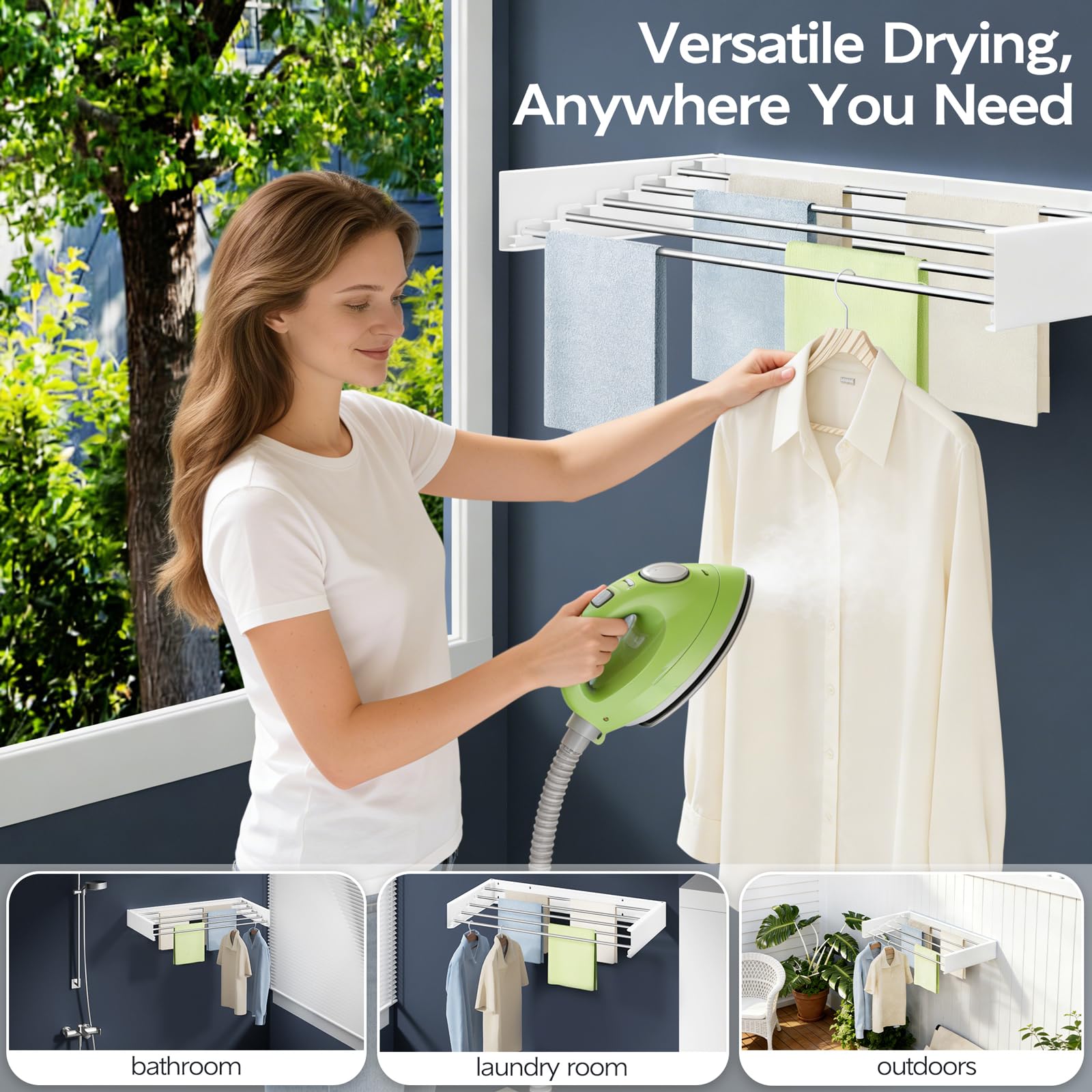 Vikaqi wall-template ensures quick, accurate installation.