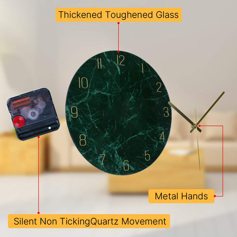 VIKMARI 12-inch dial with bold numbers, quick time checks across a room