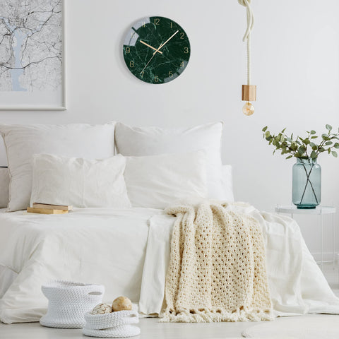 VIKMARI clock fits kitchen, office, and living spaces as versatile decor