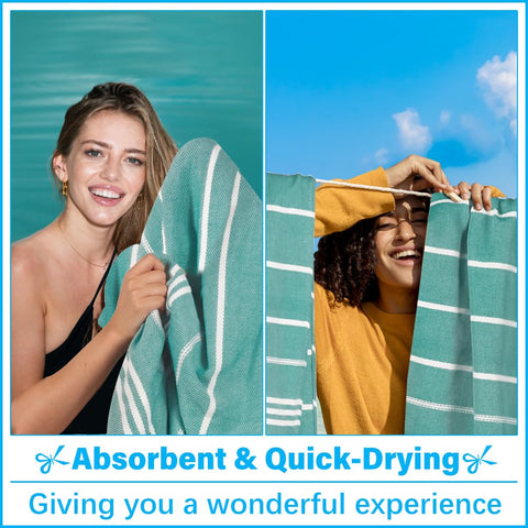 Vikumond lightweight foldable beach blanket travels easily for trips