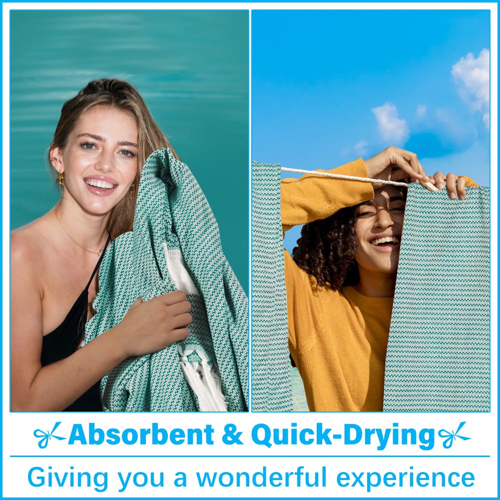 Vikumond lightweight portable beach blanket fits in any bag
