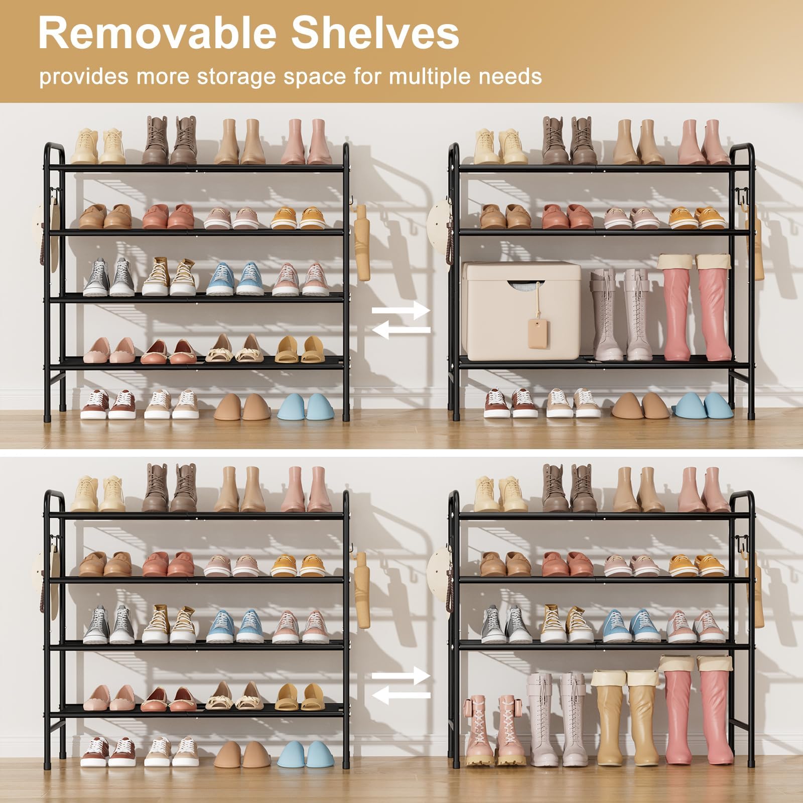 VILICK bottom storage area for flats and slippers