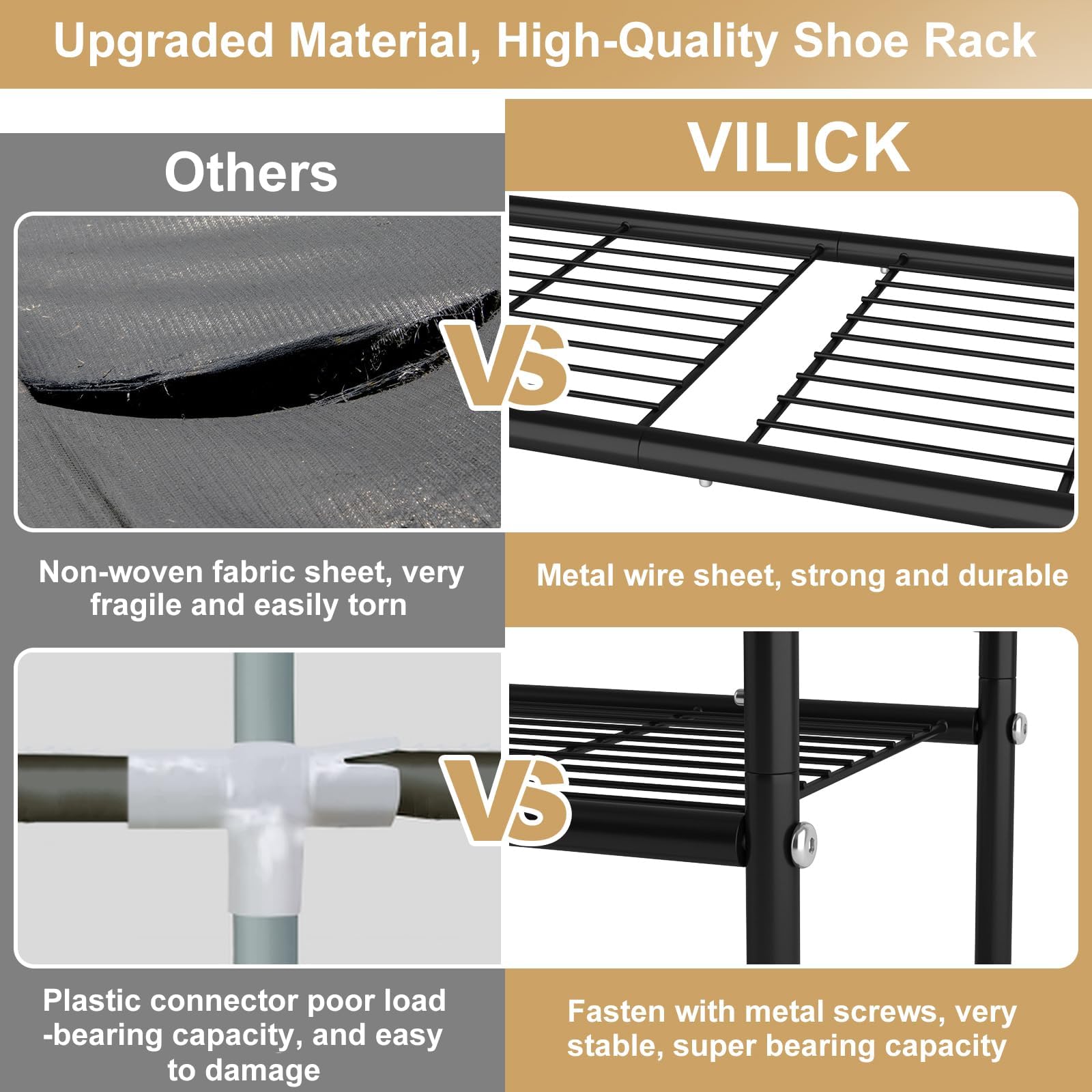VILICK rust-resistant wire mesh panel emphasizes durability in high-traffic entryways