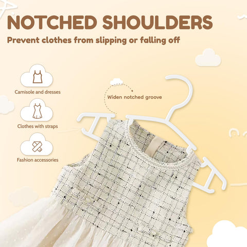 VILICK hangers made from durable PP plastic for wet or dry clothes.