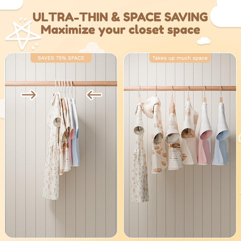 VILICK hangers fit halter tops, camisoles, and light dresses for tidy mornings.