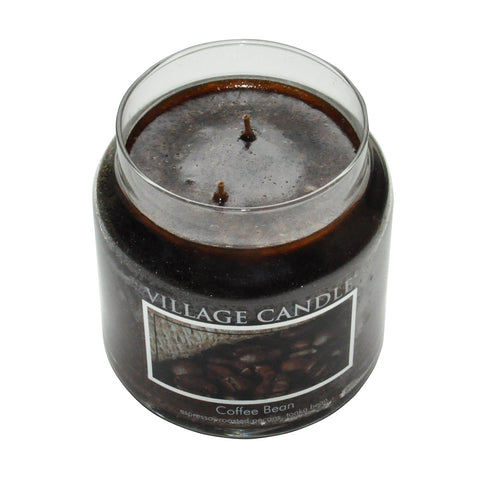 Village Candle Coffee Bean fragrance close-up highlighting espresso and pecan notes.