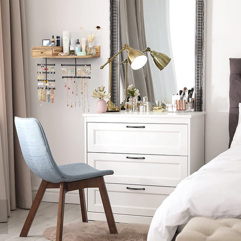 VINAEMO cosmetics and display shelf ideal for perfumes and daily essentials.