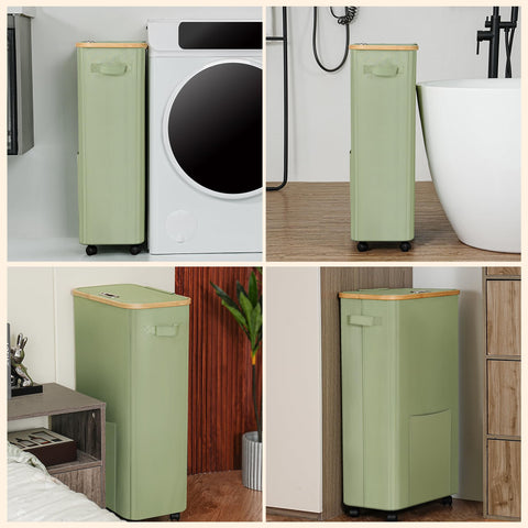 Vincona rolling basket combines simple design with durable construction.