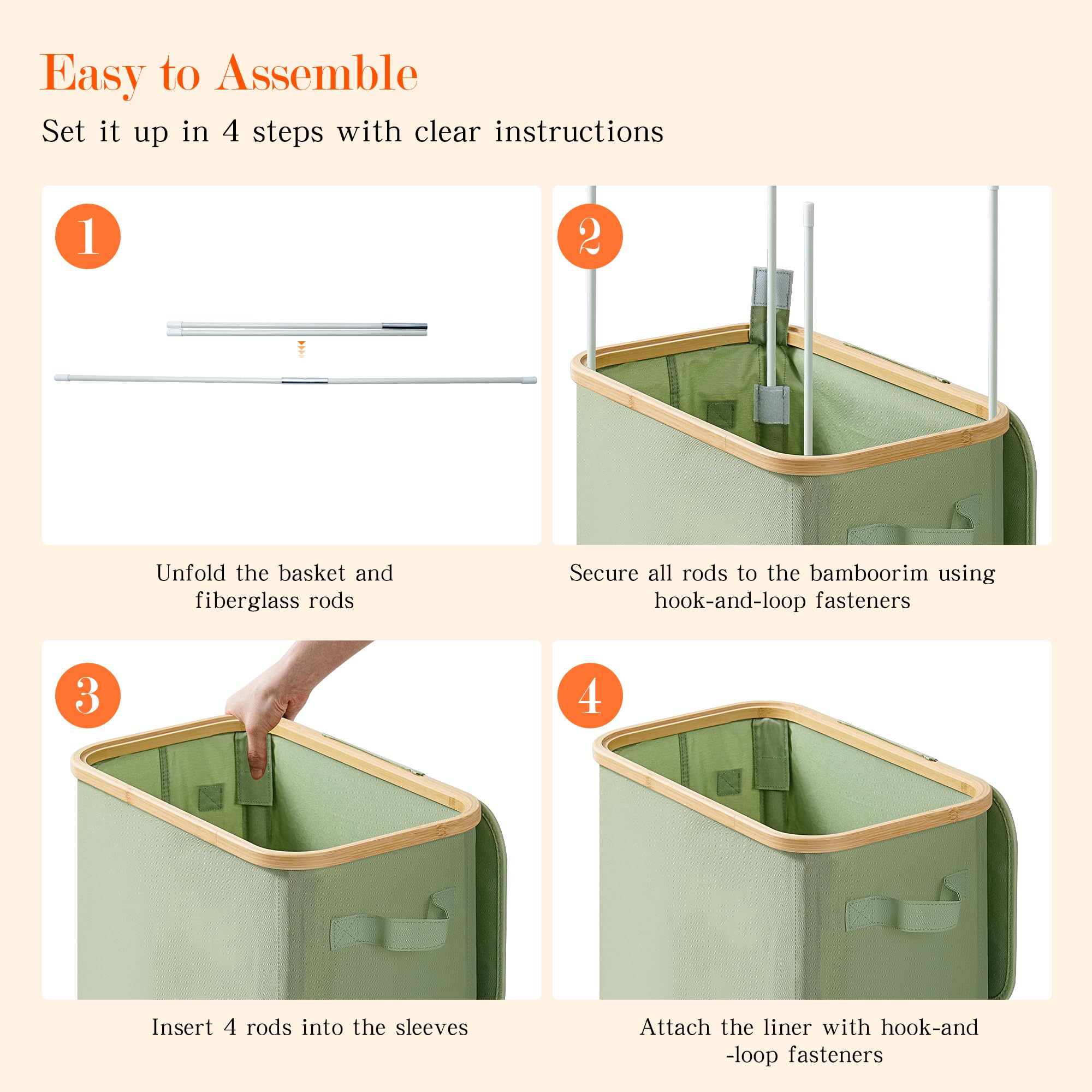 Vincona enclosed basket doubles as a practical room organizer.