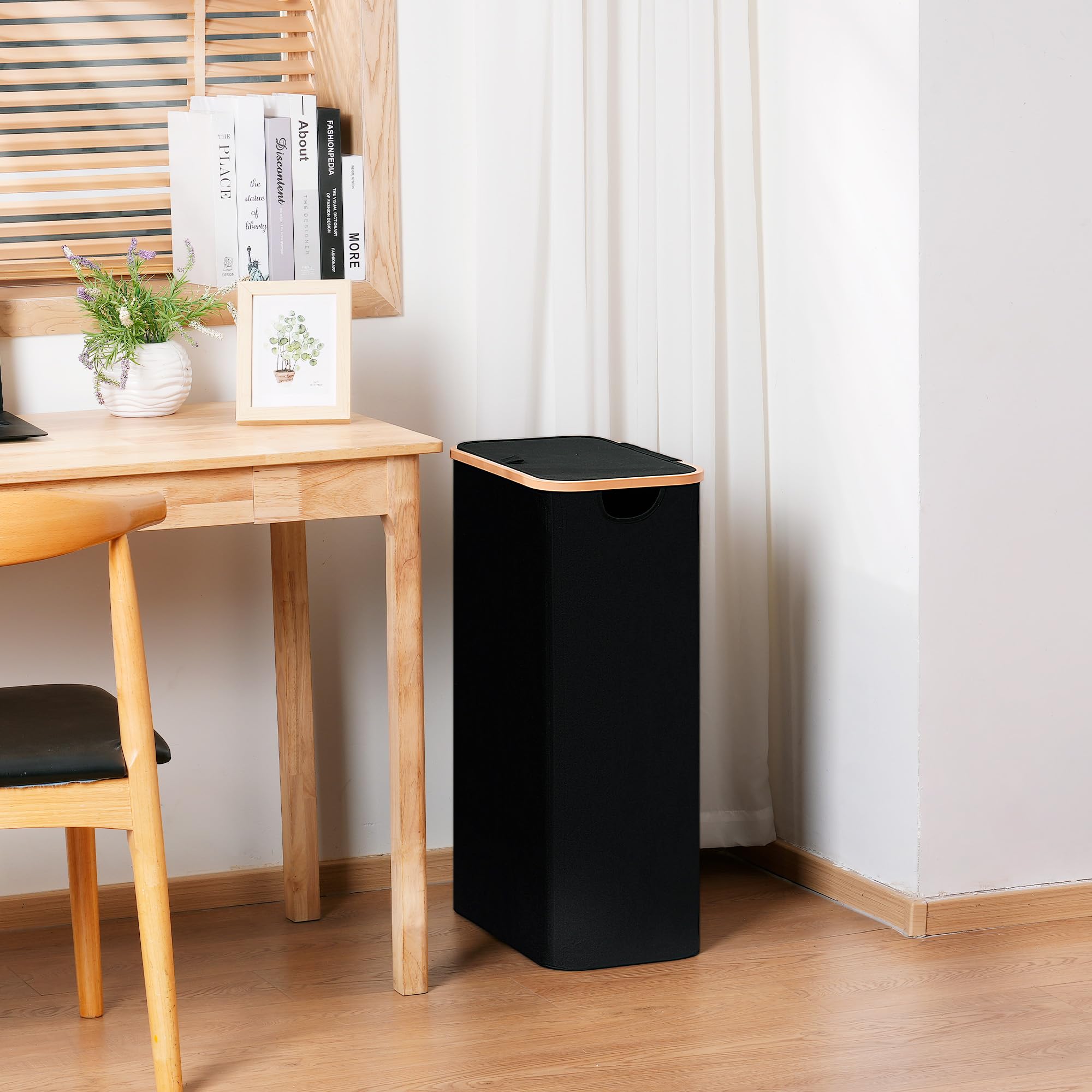 Vincona Modern Design black finish complements bedrooms and bathrooms