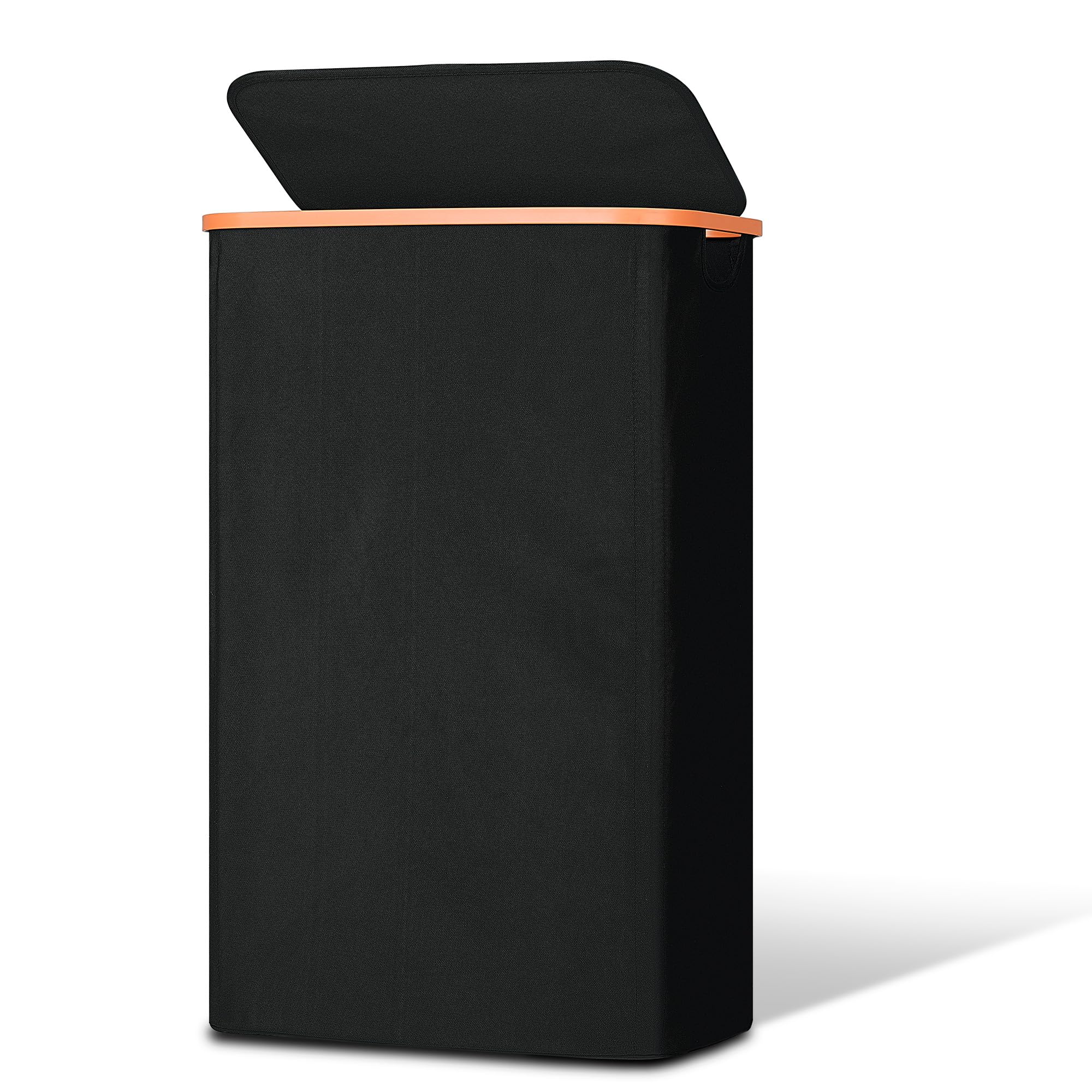 Vincona Slim Laundry Basket with Lid showing compact storage for tight spaces