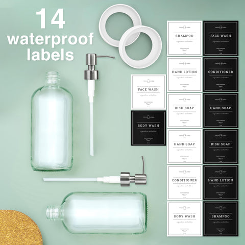 Vine Creations kitchen dispenser set ideal for daily hand and dish soap