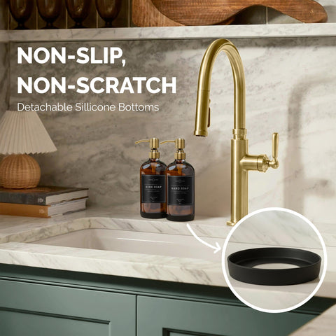 Vine Creations waterproof labels for organized labeling of hand, dish, and body products.