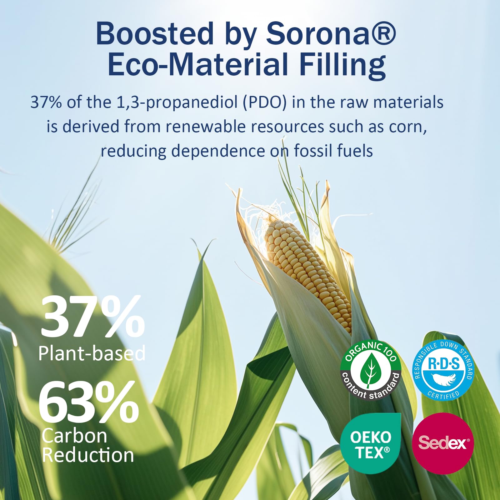 Vine Voice care label demonstrates machine washable and dryer-safe features