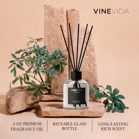 VINEVIDA Volcano bathroom diffuser balances ambiance with a calming fragrance