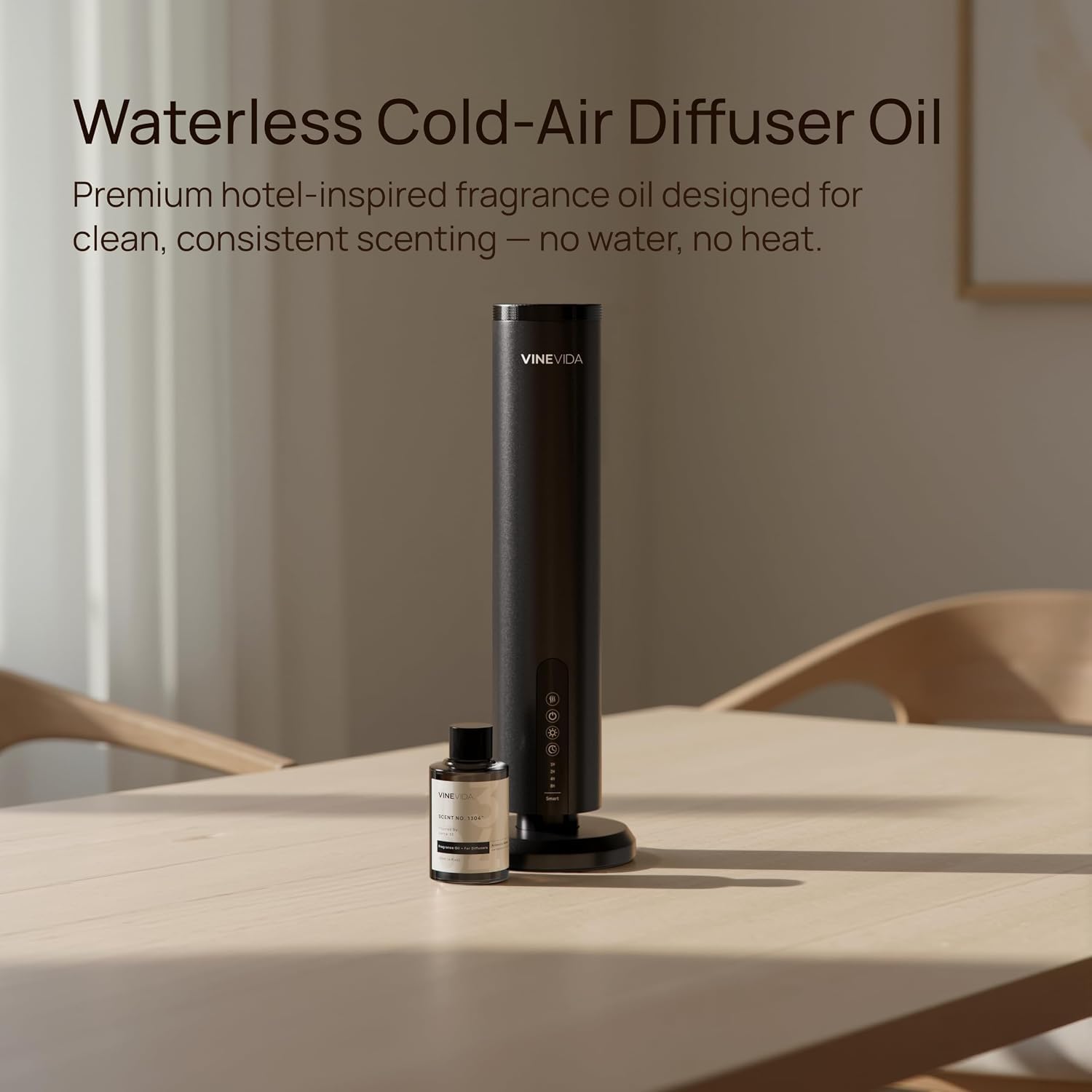 VINEVIDA Cold-air diffuser oil in use delivering even aroma distribution