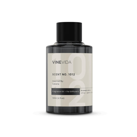 VINEVIDA Scent No.1012 bottle showcasing hotel grade fragrance for upscale rooms